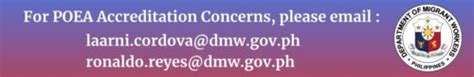 Accreditation of Employment Agencies / Employers Hiring .